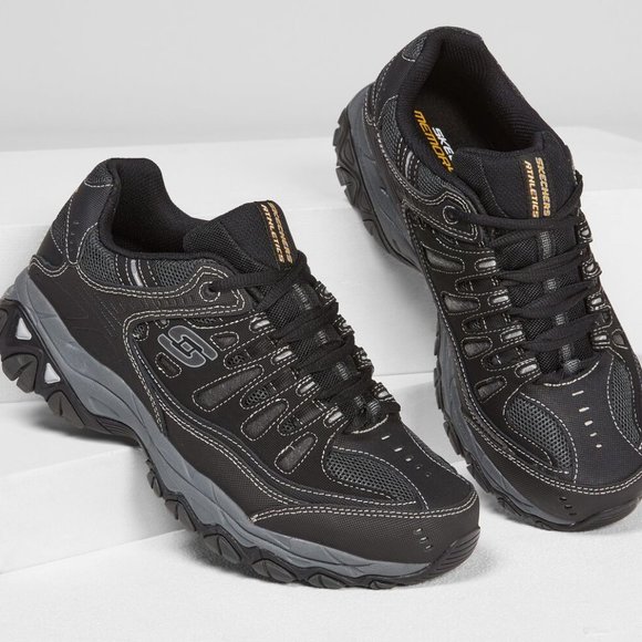 Skechers Other - Skechers Men's After Burn Memory Foam Training Sneaker, Black 11.5 EUC